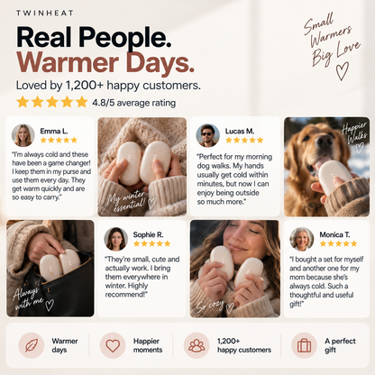 Never Have Cold Hands Again. ❄️
